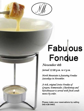November Fondue Saturday